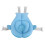 Blue Newborn Bath Cushion - Floating Mat 2