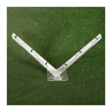 Hot Dip Galvanised Razor Wire Bracket V Stand Pack of 4, Corrosion‑Resistant Steel Fence Security Mount