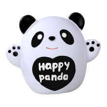 Unbreakable Cute Panda Piggy Bank for Kids Boys and Girls Coin Saving Box Decorative Room Jar
