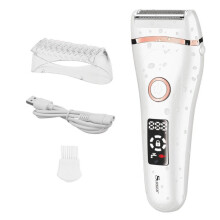 SOLIMPIA Elektrorasierer für Damen, Nass- und Trockenrasur, kabellos, schmerzfrei