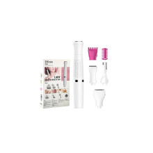 Elektrischer Damenrasierer, 4-in-1-Trimmer, schmerzfreie Rasur für Bikinizone, Augenbrauen, Achseln,