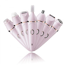 Elektrischer Rasierer für Frauen, 7-in-1 USB-wiederaufladbarer Gesichtshaarentferner, tragbarer wass