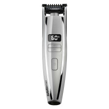 BaByliss 7896U Herren-Barttrimmer, kabellos, silberfarben