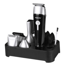 5-in-1 elektrischer Haarschneider, wiederaufladbar, inklusive Schnurrbart-, Nasen- und Barttrimmer,