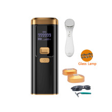 (Massaggiatore B Glass T) Epilatore laser flash 999900 per donne, epilazione IPL, lampada LED con pe