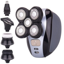 Elektrischer Herrenrasierer 5-in-1 & Pflegeset, Fünfkopf-Bartrasierer, Haarrasierer