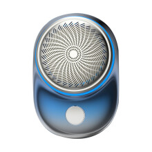 (Blau) Mini-Elektrorasierer, USB-aufladbar, wasserdicht, tragbar