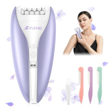 Epilatore, Epilatore silenzioso per donne, Epilatore per il viso con 2 velocità, Scorrimento fluido