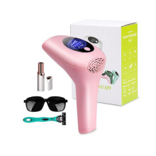 (Pink mit Mini-Haarentferner) IPL-Laser-Haarentfernungsepilierer – schmerzfrei und dauerhaft