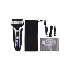 (Taglia unica, 1) Rasoio elettrico professionale turbo per uomo con lama flottante 3D,