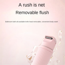 Bikini-Trimmer und -Rasierer für Damen, 2-in-1, elektrisch, für Nass- und Trockenhaarentfernung