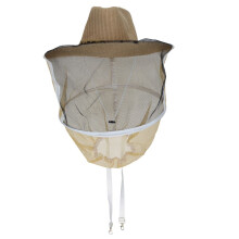 Bee Keeper Hat with 360 Mesh Net Protection, Lightweight Breathable Cowboy Style (Color Two)