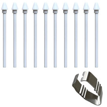 10 Stuks Vervangende Styluspenpunten voor de voor Tab S11/S11 Ultra Stylus met Penclip