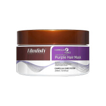 (1pcs)Purple Hair Mask For Blonde Silver Gray Highlighted Hair Professional Neutralizes Brass & Yellow Tones 16.90 oz 500ml