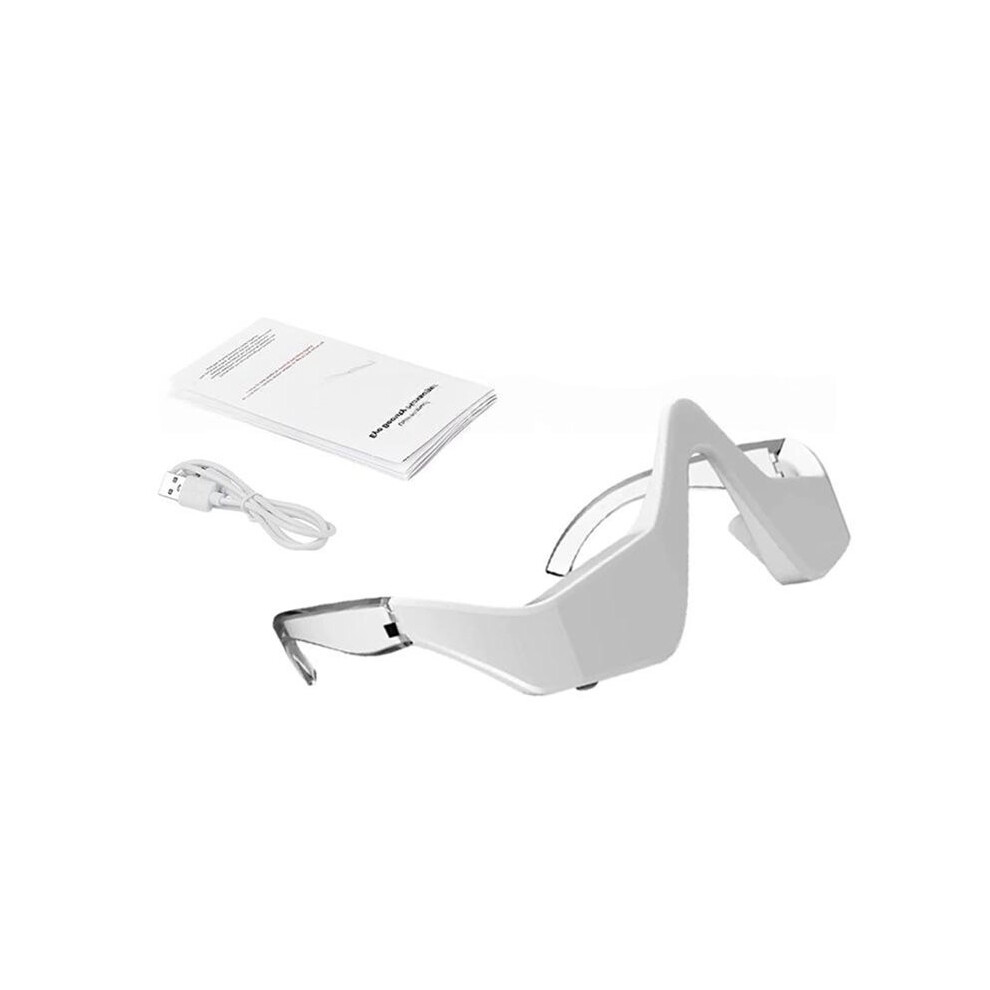 Red/Light Under Eye Therapy Device Therapy Glasses 4 Modes Microcurrent Eye Massager For Relieve Eye Bags