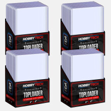 3x4 Toploader Card Holders 35Pt Rigid Trading Card Protectors for Sports and Pokemon Cards 100 Pack