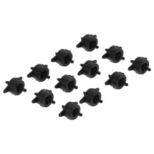 100Pcs 4L Pressure Compensating Drip Emitters for 4/7mm Hose, Uniform Water Delivery Garden Drippers