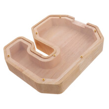 Digital Piggy Bank with Savings Counter, Unbreakable Wooden Money Box for Kids Home Decor