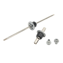 RC Car Differential Set Stainless Steel Upgrade, Heavy Duty Front and Rear Assembly for Enhanced OffRoad Durability