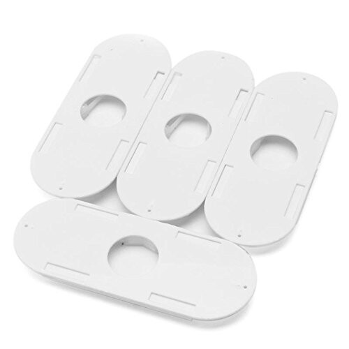Plastic Bee Escape Set 4pcs Beekeeping Equipment OneWay Bee Control Quick Honey Harvest White 2.2cm 1