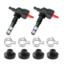 2 Pack 90 Degree Fuel Gas Shut Off Valve, with Grommet Clamp for 25 462 03-S for Rotary 13116 for Briggs