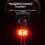 Bicycle Light Kit Waterproof TYPE-C Rechargeable Multimodal Magnetic T 4