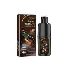 (coffee)Hair Dye shampoo, Instant 3 in 1 Hair Color Shampoo, Gray Hair Coverage Shampoo Long Lasting for Men and Women