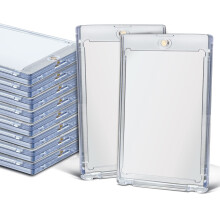 35PT Magnetic Trading Card Holder 10 Pack, Magnetic Card Protector for Sports Cards, Compatible with MTG and YUGIOH Cards