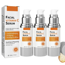 Vitamin C Serum for Face 3pc – Anti Aging Collagen and Niacinamide Formula for Mature Skin, Brightening and Hydrating Anti Wrinkle Face Serum