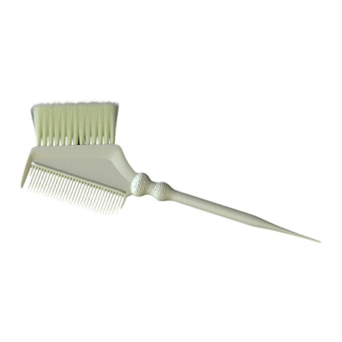 (Green)Ergonomic Hair Coloring Brush For Fast Application Double Sided Hair Dyeing Comb Offering Functionality And Friendly  PL