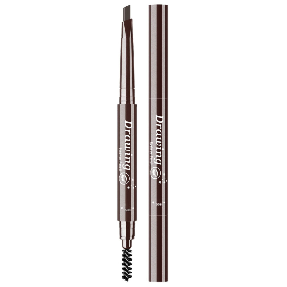 Waterproof 4 Tip Microblading Eyebrow Pencil, Long Lasting Natural Brow Pen for Precise Hairlike Strokes