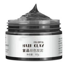 (Natural black)Creamy Temporary Hair Coloring 10+ Bold Gentle Wash Out Design For Touch Ups  Grandpa white