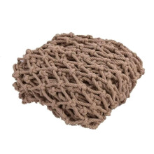 Natural Jute Safety Rope Net 10mm Mesh 10cm, Handwoven Outdoor Climbing Net for Balcony Child Protection