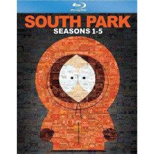South Park: Seasons 1-5  [Blu-Ray Region A: USA] Boxed Set, Full Frame, Subtitled, Dolby, Ac-3/Dolby Digital USA import