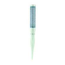 Aluminum Round Hair Brush for Styling with Ergonomic Tail and AntiTangle Teeth Travel Size Comb