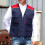 Work Vest Red Navy Zipper Front Enhanced XL-XXL 2