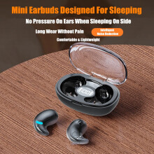 (For Samsung Galaxy Z Fold Flip 5/4/3/2) Invisible Sleep Wireless Earphones, Bluetooth 5.3 Hidden Mini Earbuds for Side Sleepers – Ultra Small