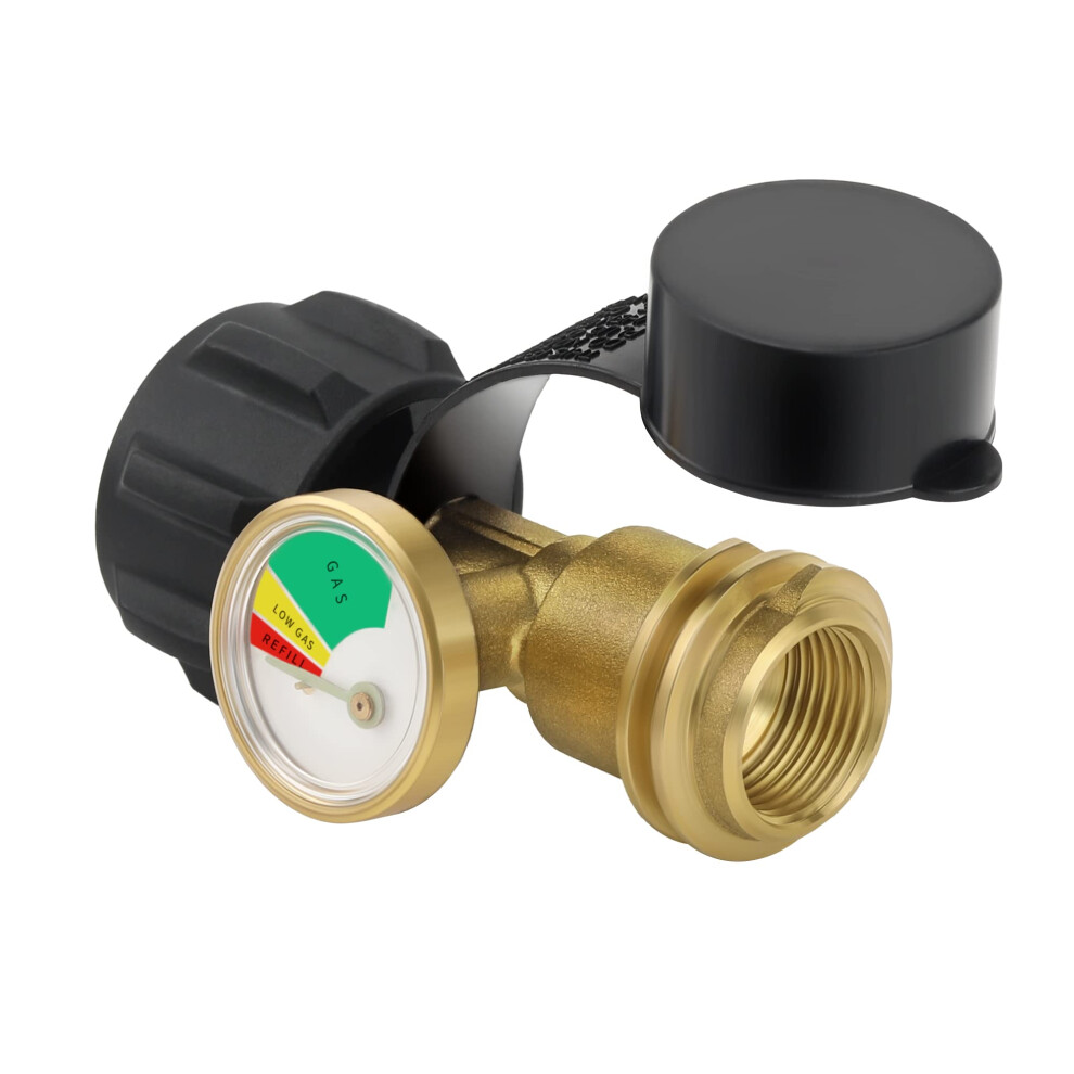 Propane Tank Gauge And Leak Detector With Qcc1 Connection, Realtime Pressure Indicator For Bbq Grill, Rv, Cylinder 9073542942825