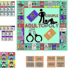 Latest 2025 Model Adultopoly Board Game for Couples and Adult_s 25-26s