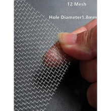 (50cm by 1 meter, 12 Mesh 1800Micron) 4 - 500 Mesh,304 Stainless Steel Filter Wire Mesh Woven Wire Sieve Plate Screen Mesh