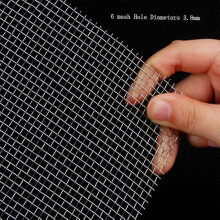 (50cm by 1 meter, 6 Mesh 3800Micron) 4 - 500 Mesh,304 Stainless Steel Filter Wire Mesh Woven Wire Sieve Plate Screen Mesh