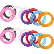 Scissor Finger Inserts 16 Pack Silicone Comfort Grip Rings for Barbers Stylists and Pet Grooming