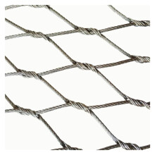 Stainless Steel Wire Mesh 304, Child Safety Barrier for Balcony Railing, CorrosionResistant Net, Easy Quick Installation, Silver 1x5m