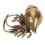 Brass Hermit Crab Tea Pet; Size 3.7x3.4 cm; Copper 3