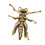 Copper Cricket Statue 4.3x3.9 cm (1.7x1.5 in) 3