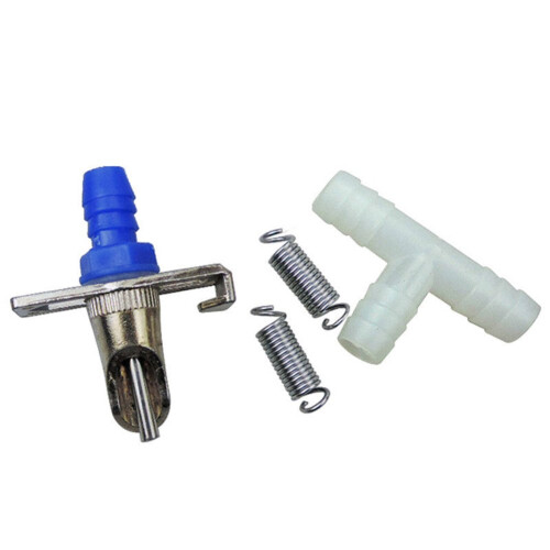 20 Sets Automatic Rabbit Drinker Kit with Tubing and Springs, Adjustable Flow Control Waterer
