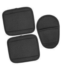 1 Set Baby Car Seat Belt Covers Soft Padded Shoulder-Black