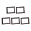 5PCS Multiple Color Solid Resin Tiny Album Frames-wood color 1