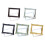 5PCS Multiple Color Solid Resin Tiny Album Frames-wood color 2