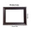 5PCS Multiple Color Solid Resin Tiny Album Frames-wood color 4
